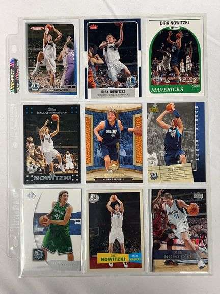 (9) Dirk Nowitzki Basketball Cards image