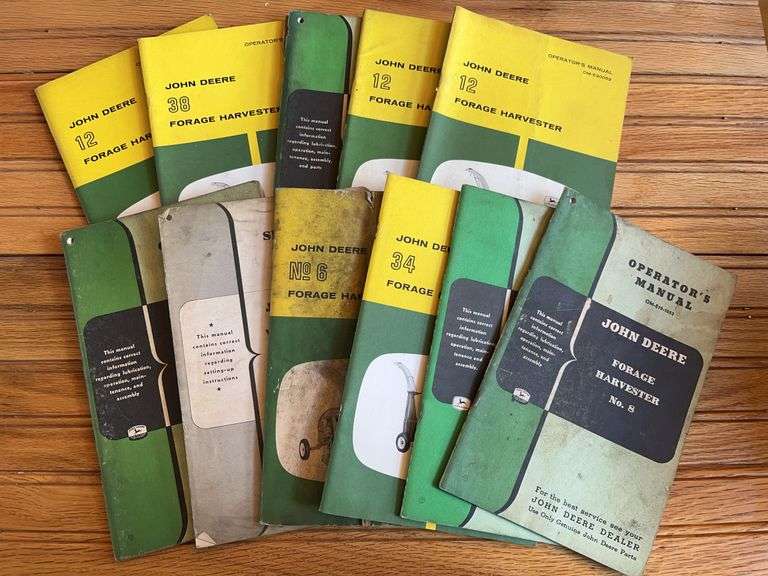 (11) John Deere Forge Harvester Manuals image