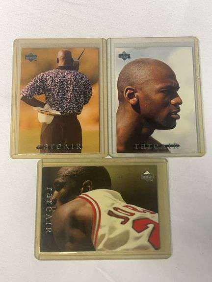(3) 1997 Upper Deck Michael Jordan RARE AIR Inserts image