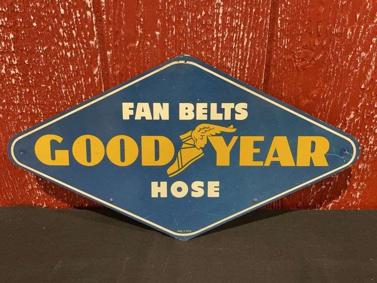 Good Year Fan Belts Hose SST Sign image