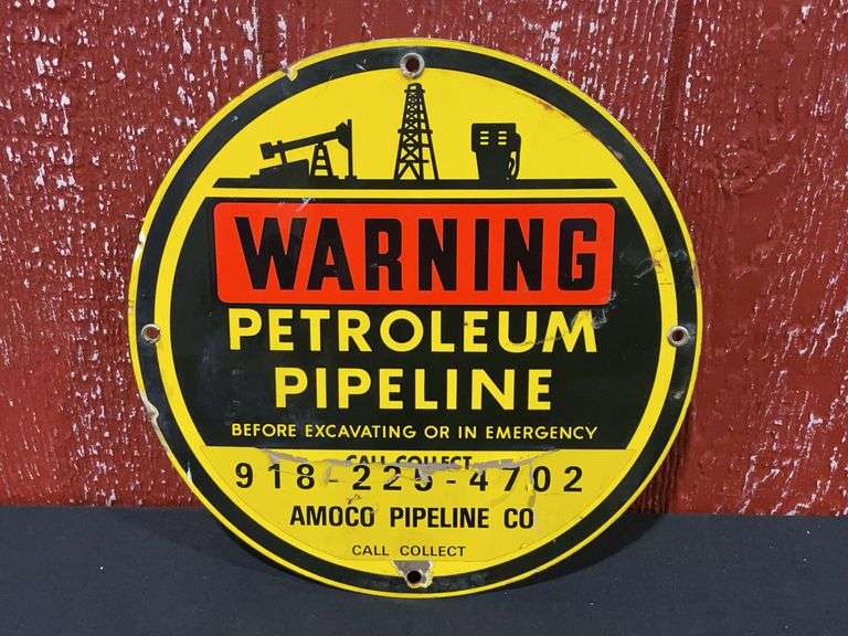 Warning Petroleum Pipeline SSP Sign image