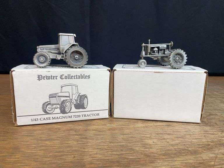 (2) 1/43 Farmall F20 + Case-IH 7220 Pewter NIB SC image