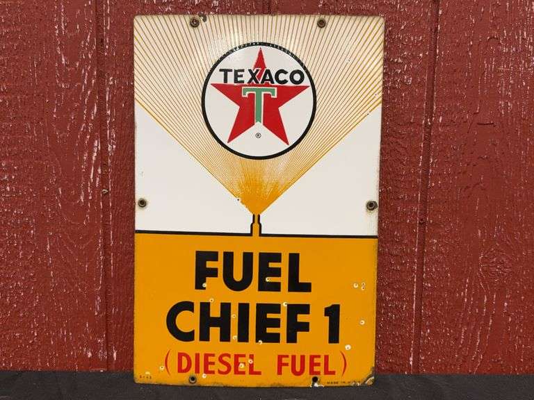 Texaco Fuel Chief 1 SSP Sign image