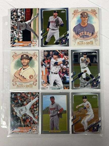 (18) Houston Astros Stars Baseball Cards image