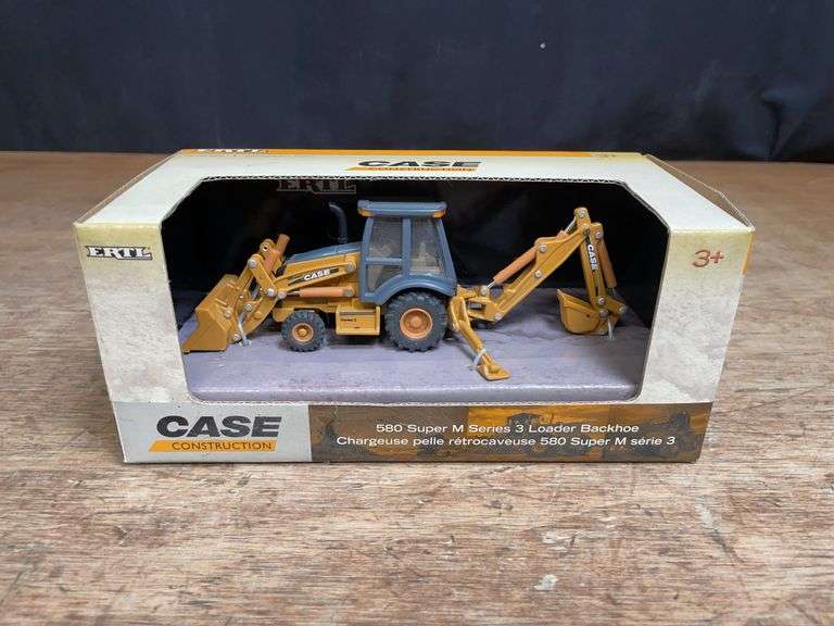 1/50 Case Super M Backhoe NIB Ertl image