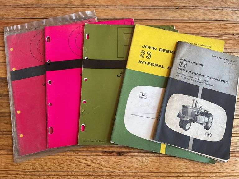 (5) John Deere Sprayer Manuals image