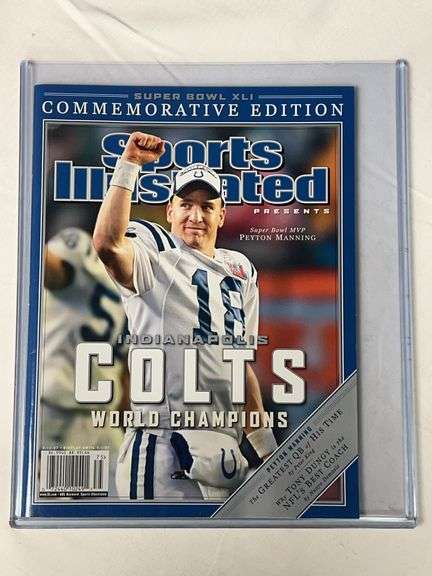 2007 Sports Illustrated Indianapolis Colts Super Bowl Champions Commemorative Magazine image