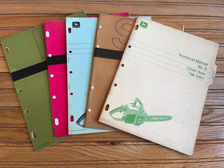 (5) John Deere Chain Saw Manuals image