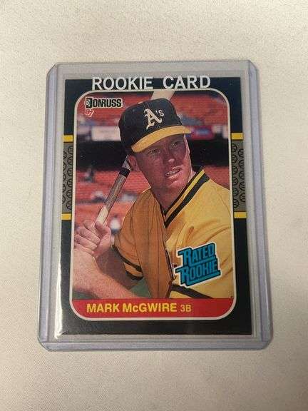 1987 Donruss #46 Mark McGwire Rated ROOKIE image
