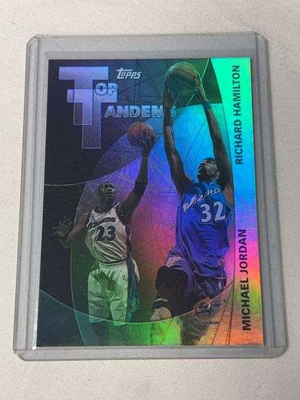 2002 Topps #TT6 Michael Jordan/Richard Hamilton Top Tandem INSERT image