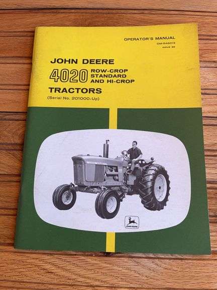 John Deere 4020 Tractor Operator's Manual image