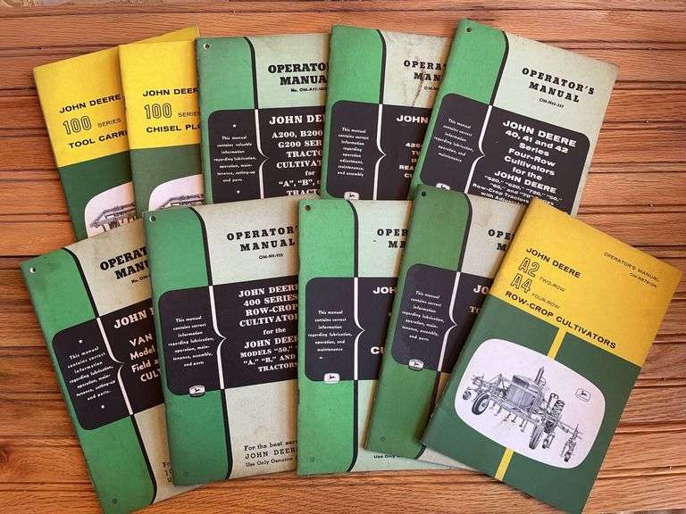 (10) John Deere Cultivator Manuals image
