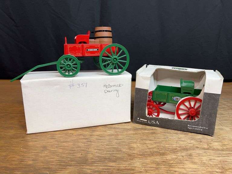 (2) Case + McCormick-Deering Wagons NIB SM image