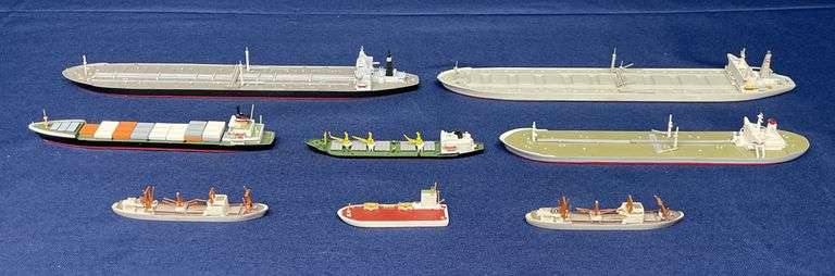 (8) Small-Scale Freighter Ship Models image