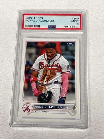 2022 Topps #200 Ronald Acuna Jr. Graded PSA 9 image