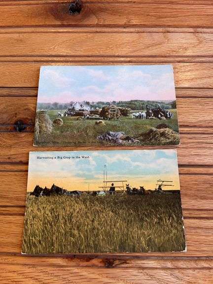 (2) Harvesting Postcards image