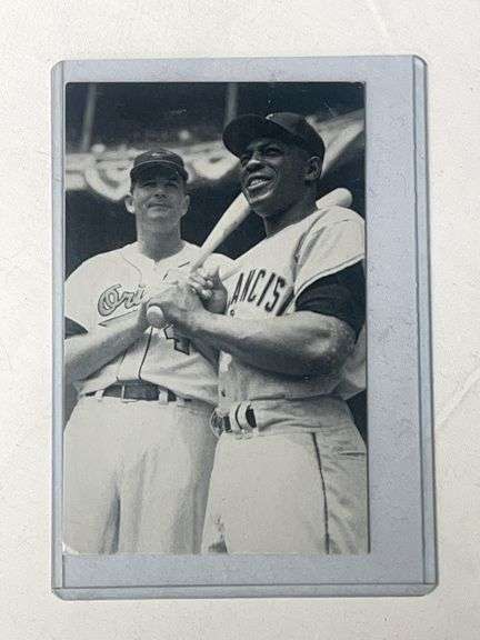 1985 TCMA Willie Mays Post Card image