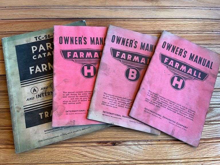 (4) IHC Tractor Manuals image