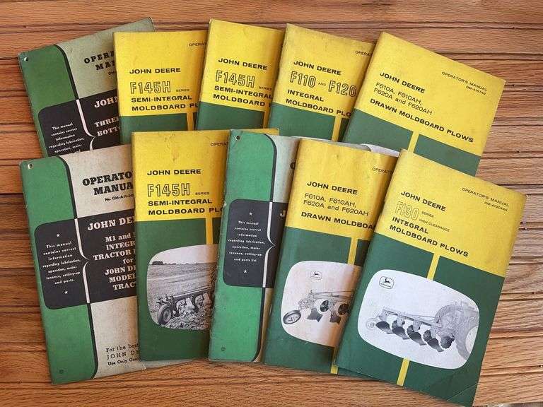 (10) John Deere Plow Manuals image