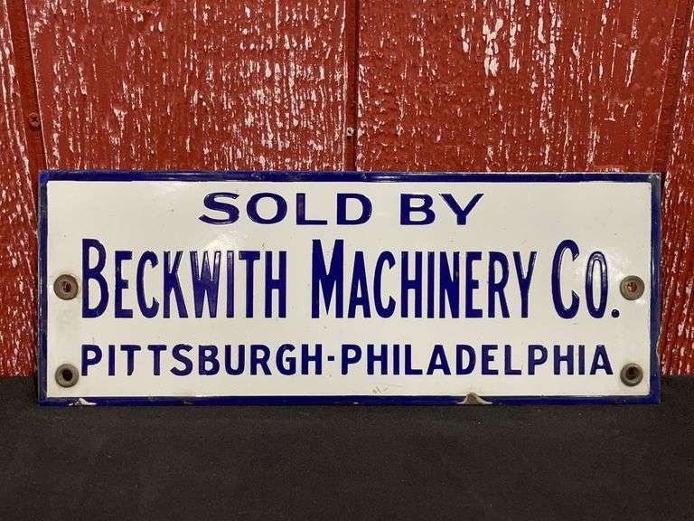 Beckwith Machinery Co. SSP Sign image