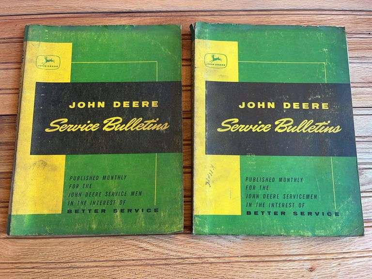 (2) John Deere Service Bulletins image
