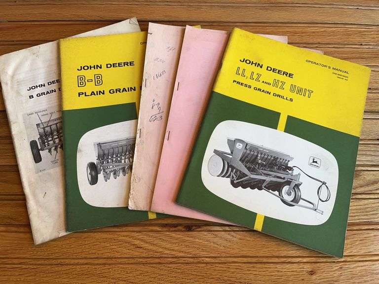 (6) John Deere Grain Drill Manuals image