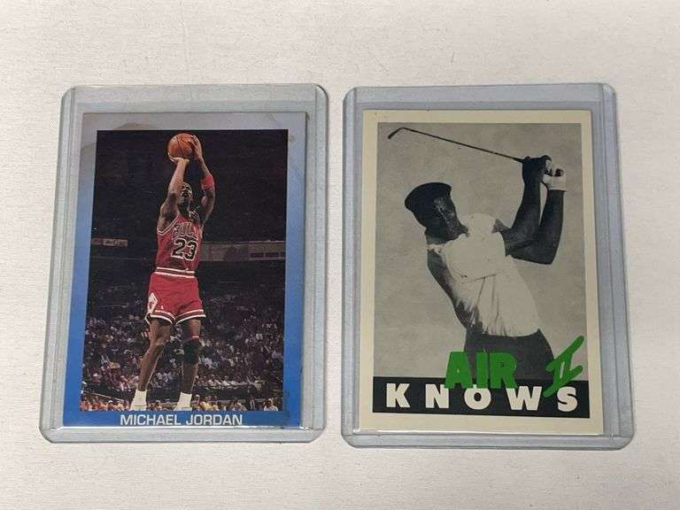 (2) Michael Jordan Promo Cards image