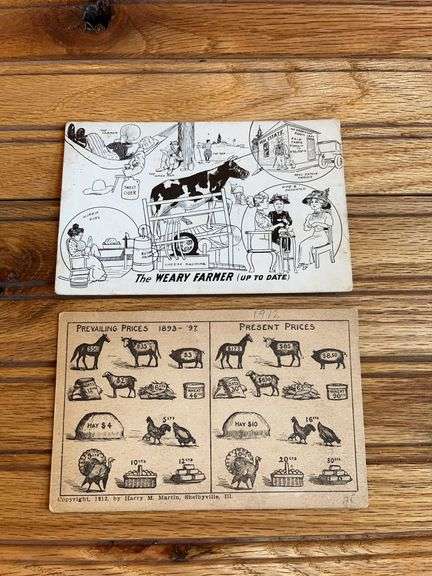 (2) Farm Related Postcards image