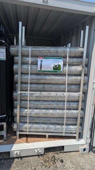 10 Rolls - KJ Heavy Duty Hot-Dip Galvanized Field Fence - 4 ft (H) x 100ft (L) - K1230 image