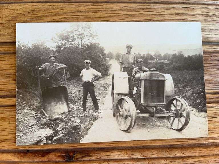 Fordson Tractor Photo Postcard image