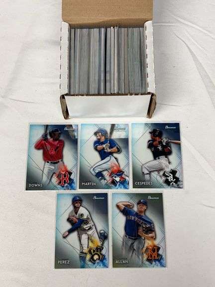 200ct. Box of Modern Baseball Rookies & Stars w/ Inserts & Parallels image