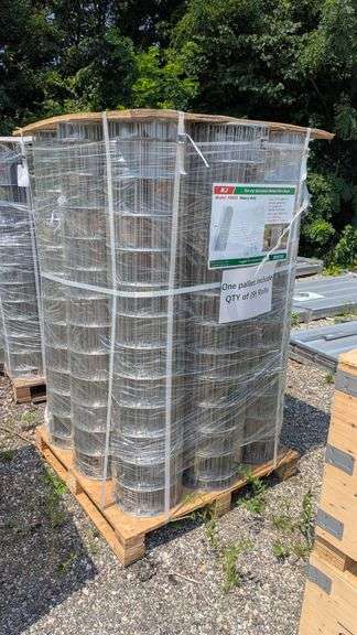 9 Rolls KJ Heavy Duty 5 ft (H) x 66 ft (L) - Hot-Dip Galvanized Welded Wire Mesh image