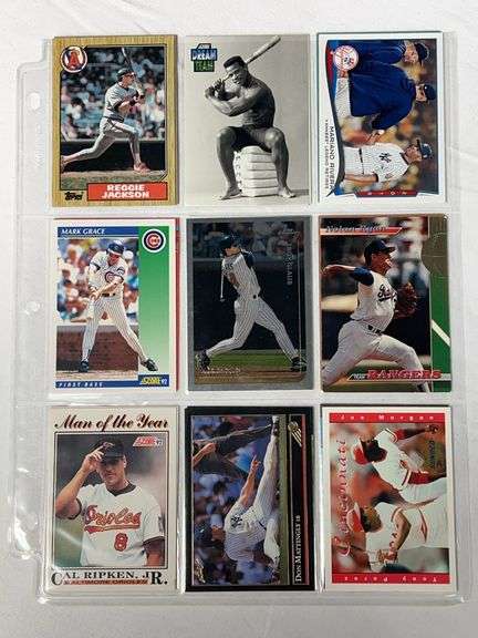 (18) Baseball HOFers & Stars Cards image