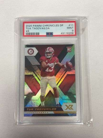 2020 Panini Chronicles XR #11 Tua Tagovailoa ROOKIE Graded PSA 9 image