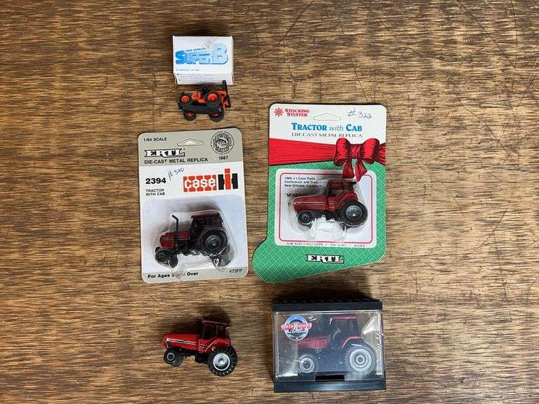 (5) 1/64 Case-IH + Kubota Tractors image