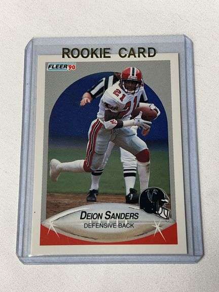 1990 #382 Fleer Deion Sanders ROOKIE image