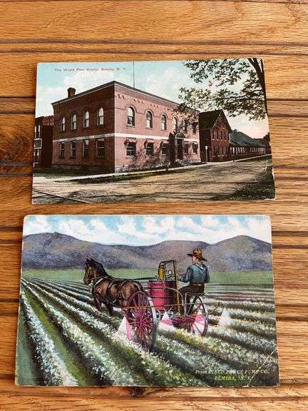 (2) Wiard Plow + Field Force Pump Postcards image
