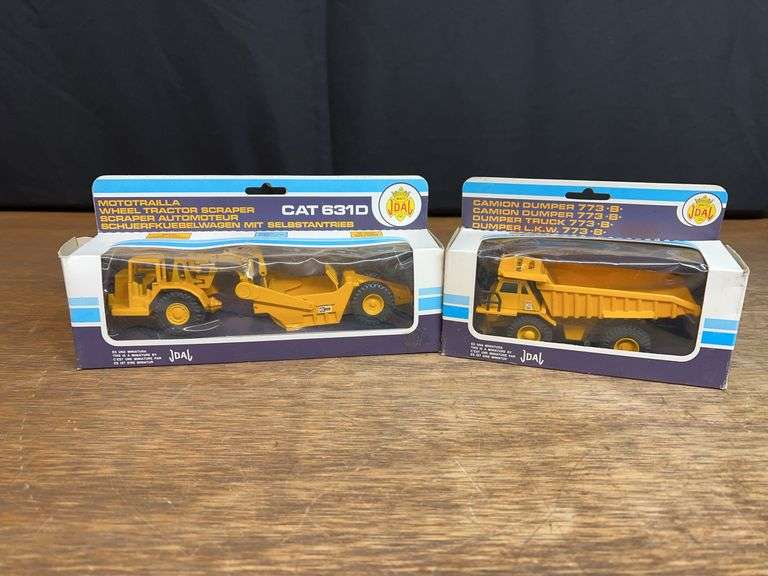 (2) 1/70 Caterpillar Scraper + Truck NIB Joal image