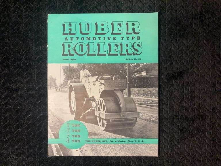 Huber Automotive Type Rollers Bulletin image