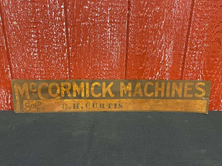 McCormick Machines SST Sign image