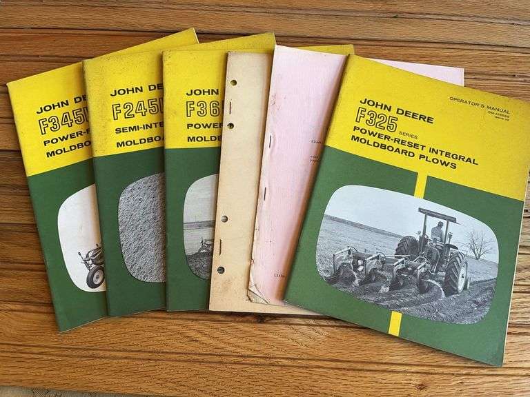 (6) John Deere Plow Manuals image