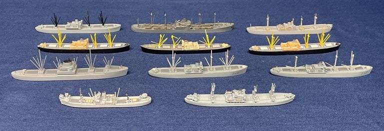 (11) Small-Scale Freighter Ship Models image