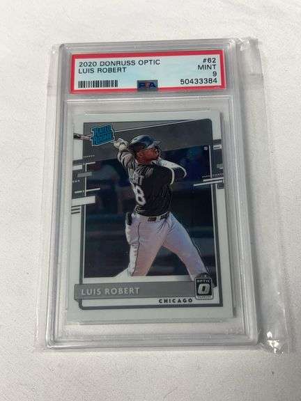 2020 Donruss Optic #62 Luis Robert ROOKIE Graded PSA 9 image