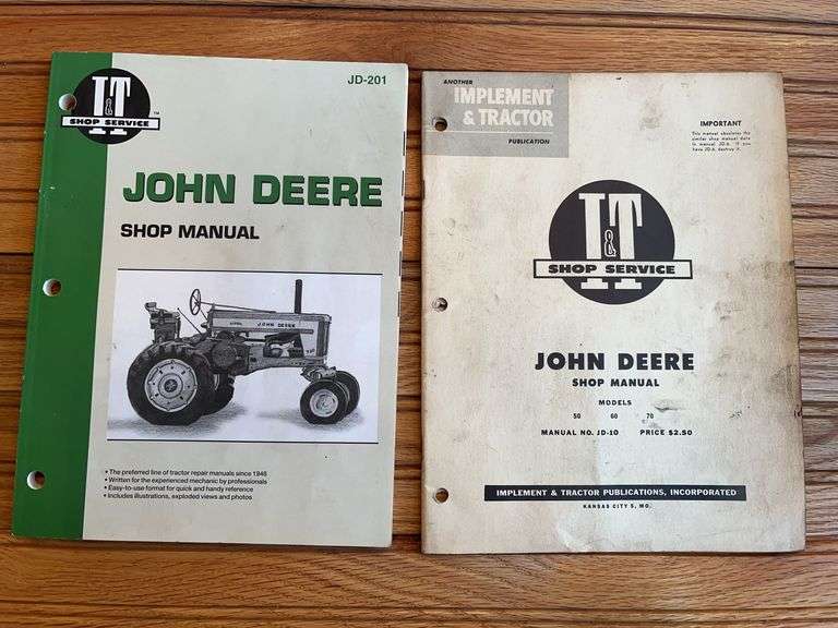 (2) John Deere I&T Shop Manuals image