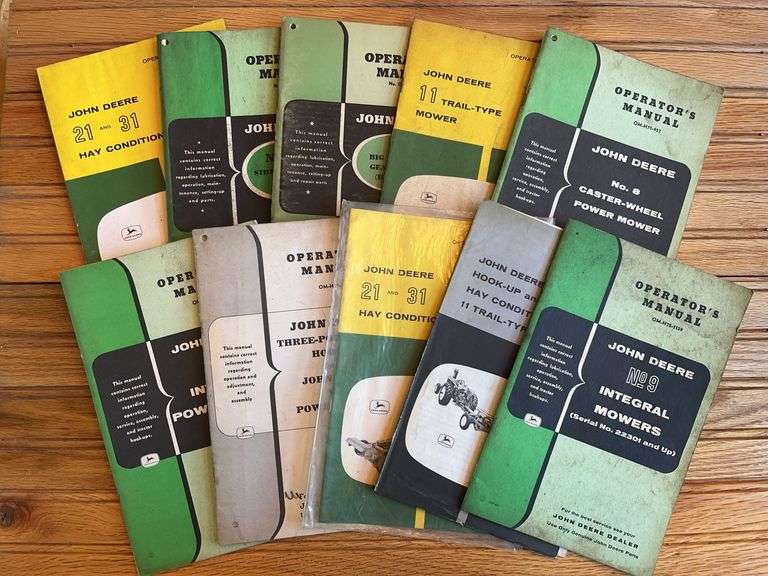 (10) John Deere Implement Manuals image