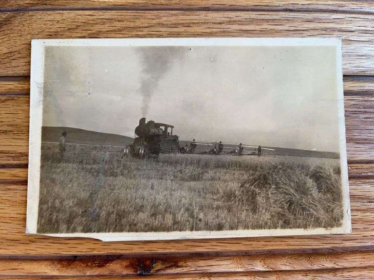 Avery Steam Engine Photo Postcard image
