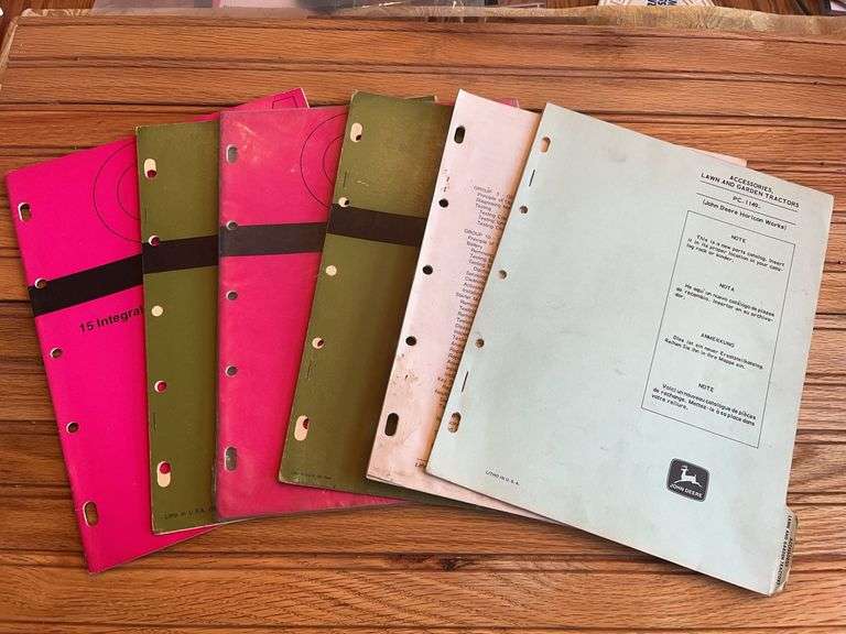 (6) John Deere L&G Manuals image