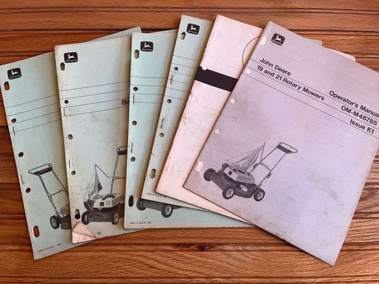(6) John Deere Lawn Mower Manuals image