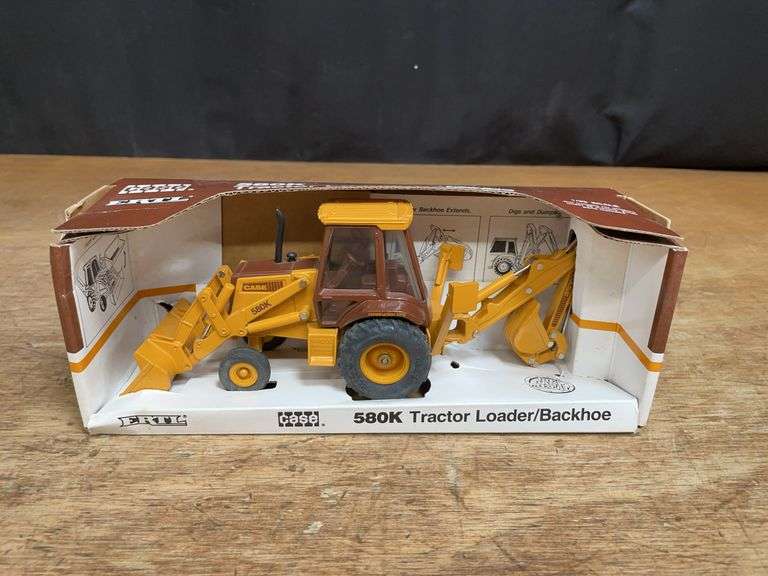 1/32 Case 580K Backhoe Ertl image