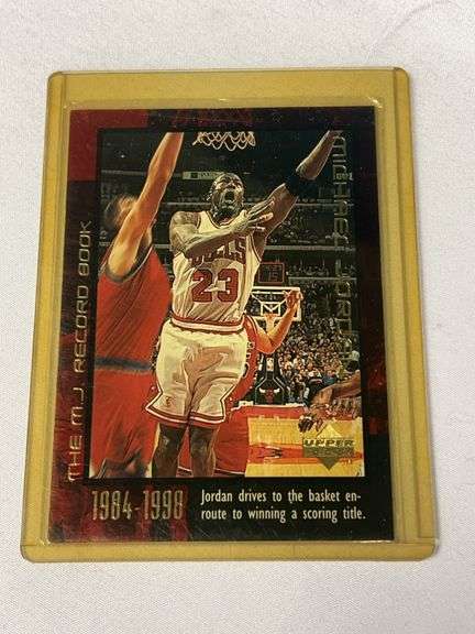 1999 Upper Deck #48 Michael Jordan Record Book INSERT image